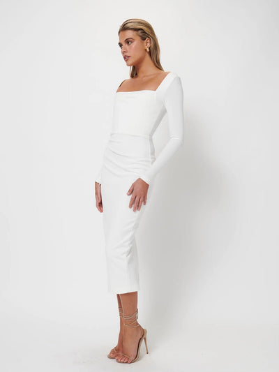 Mari Dress - Ivory - SHOPJAUS - JAUS