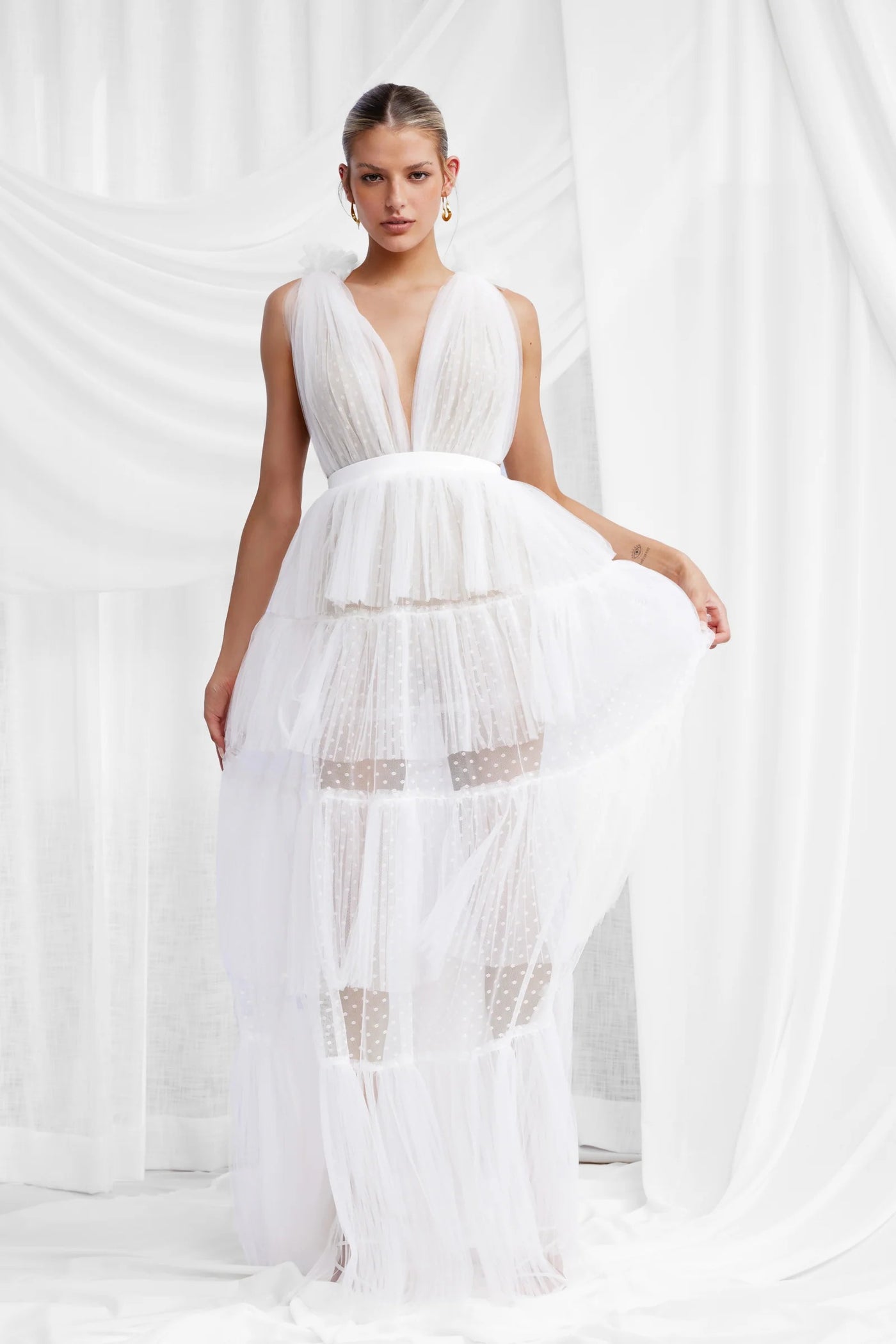 Zendaya Dress - White - SHOPJAUS - JAUS