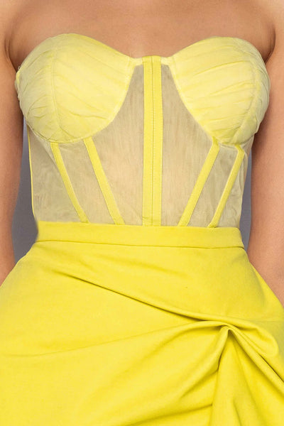 Helena Dress - Lime - SHOPJAUS - JAUS