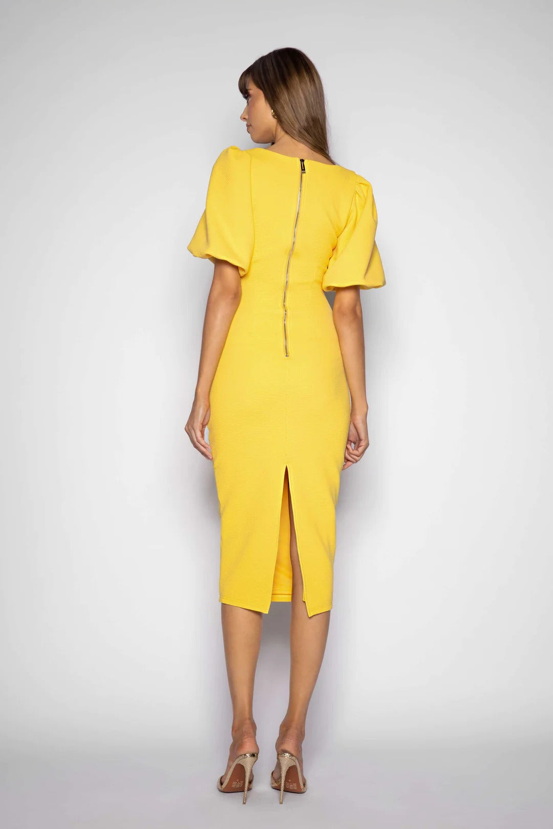 Maryanne Dress - Lemon - SHOPJAUS - JAUS