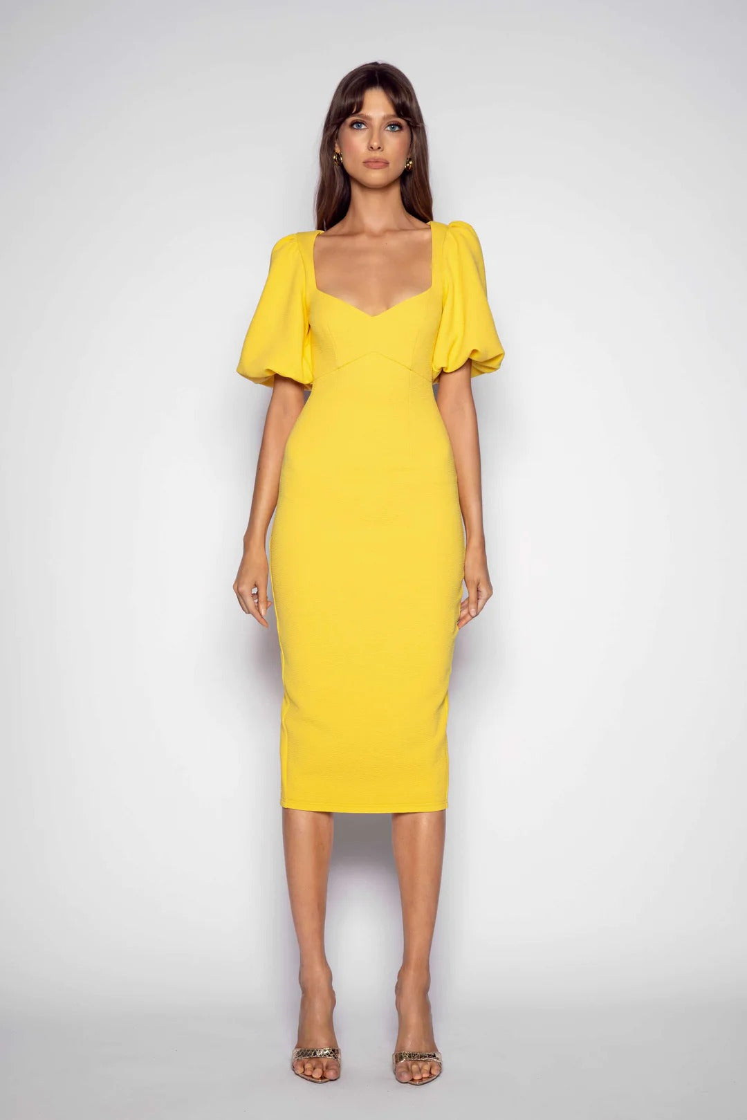 Maryanne Dress - Lemon - SHOPJAUS - JAUS