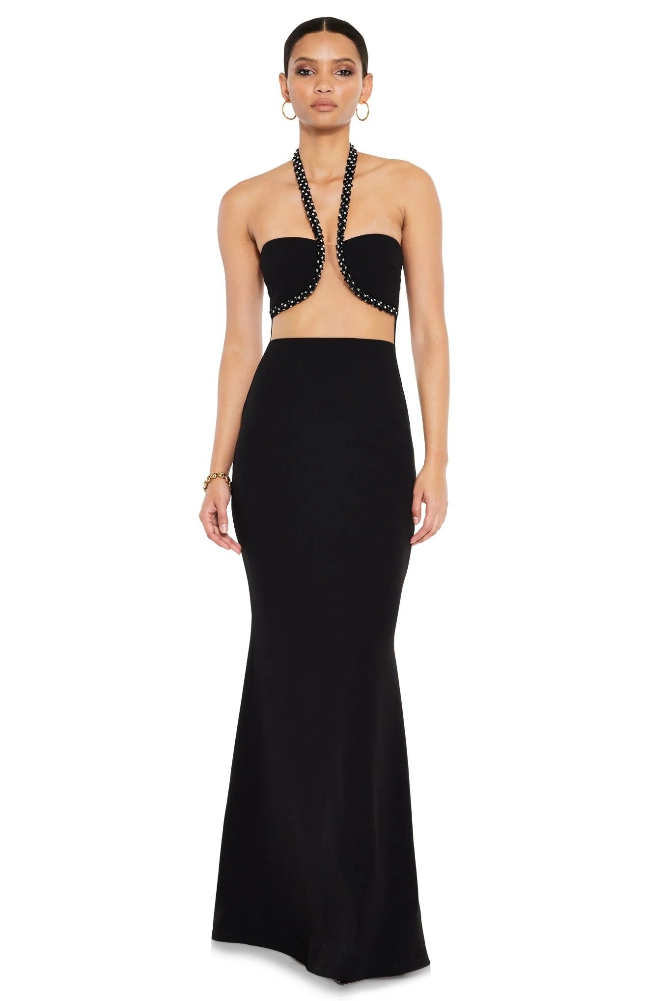 Nookie Adorn Gown - Black - SHOPJAUS - JAUS