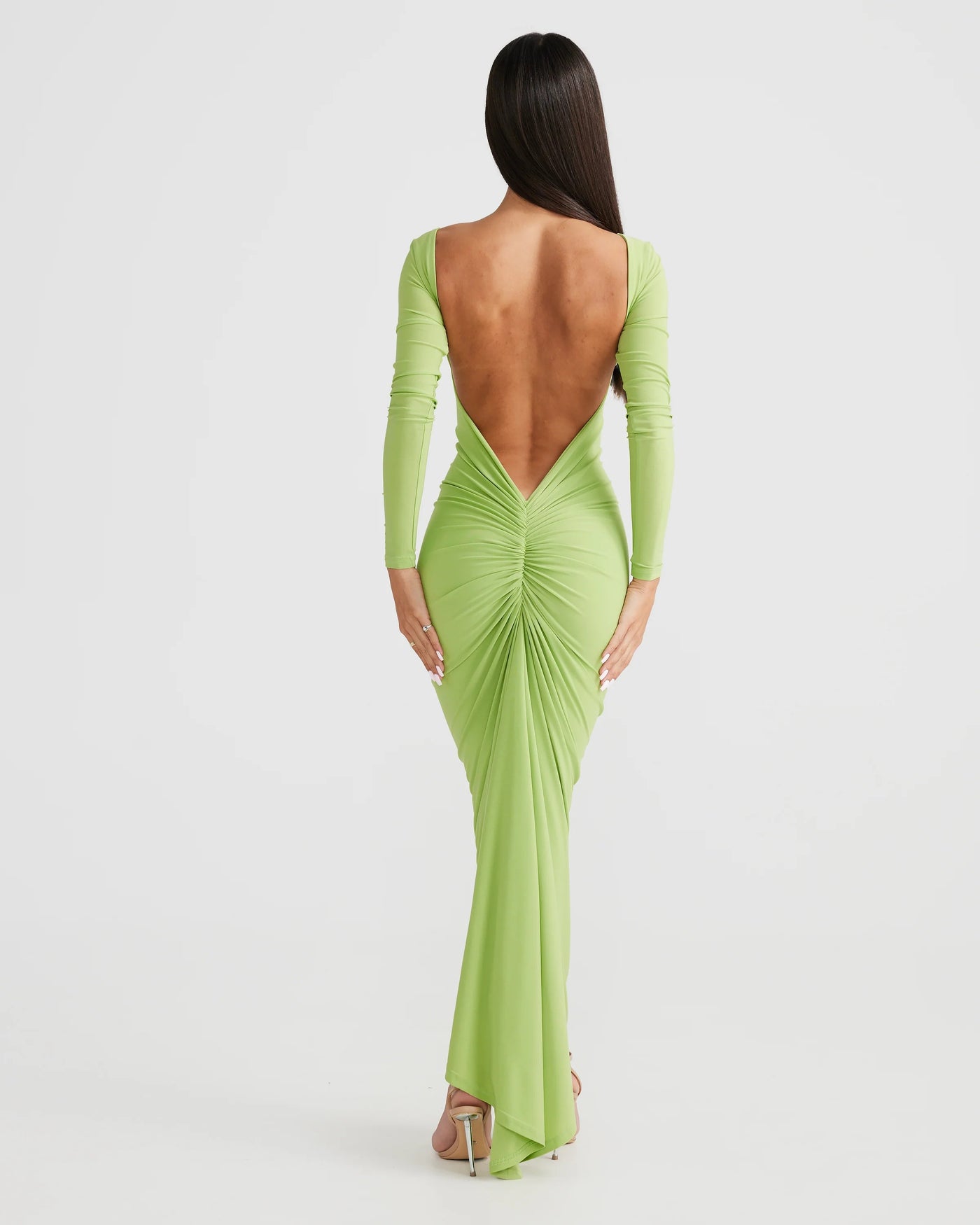 Camila Dress - Lime - SHOPJAUS - JAUS