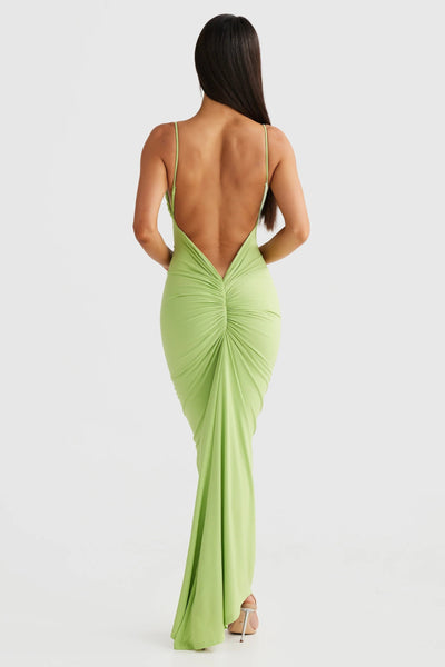 Celina Dress - Lime - SHOPJAUS - JAUS