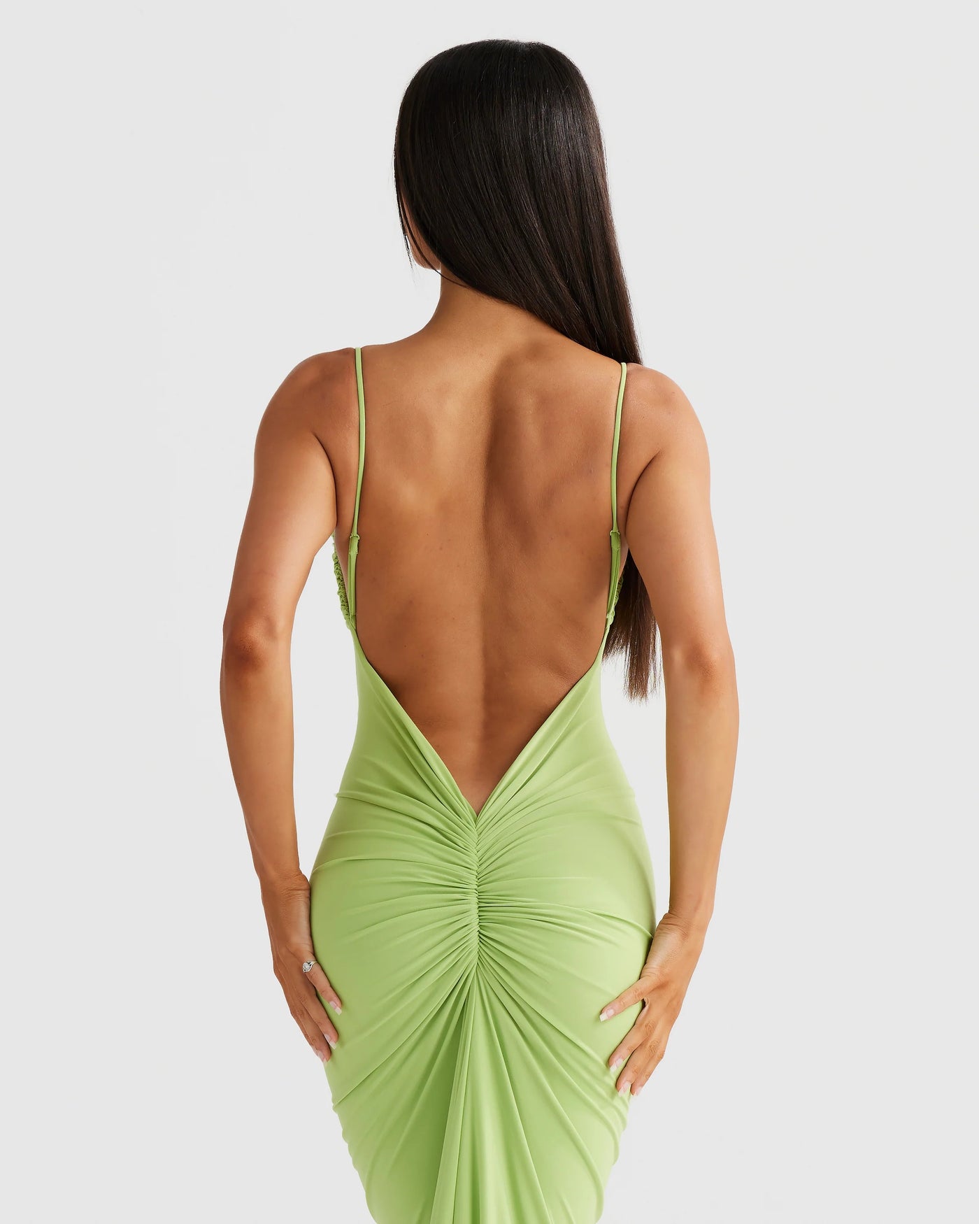 Celina Dress - Lime - SHOPJAUS - JAUS