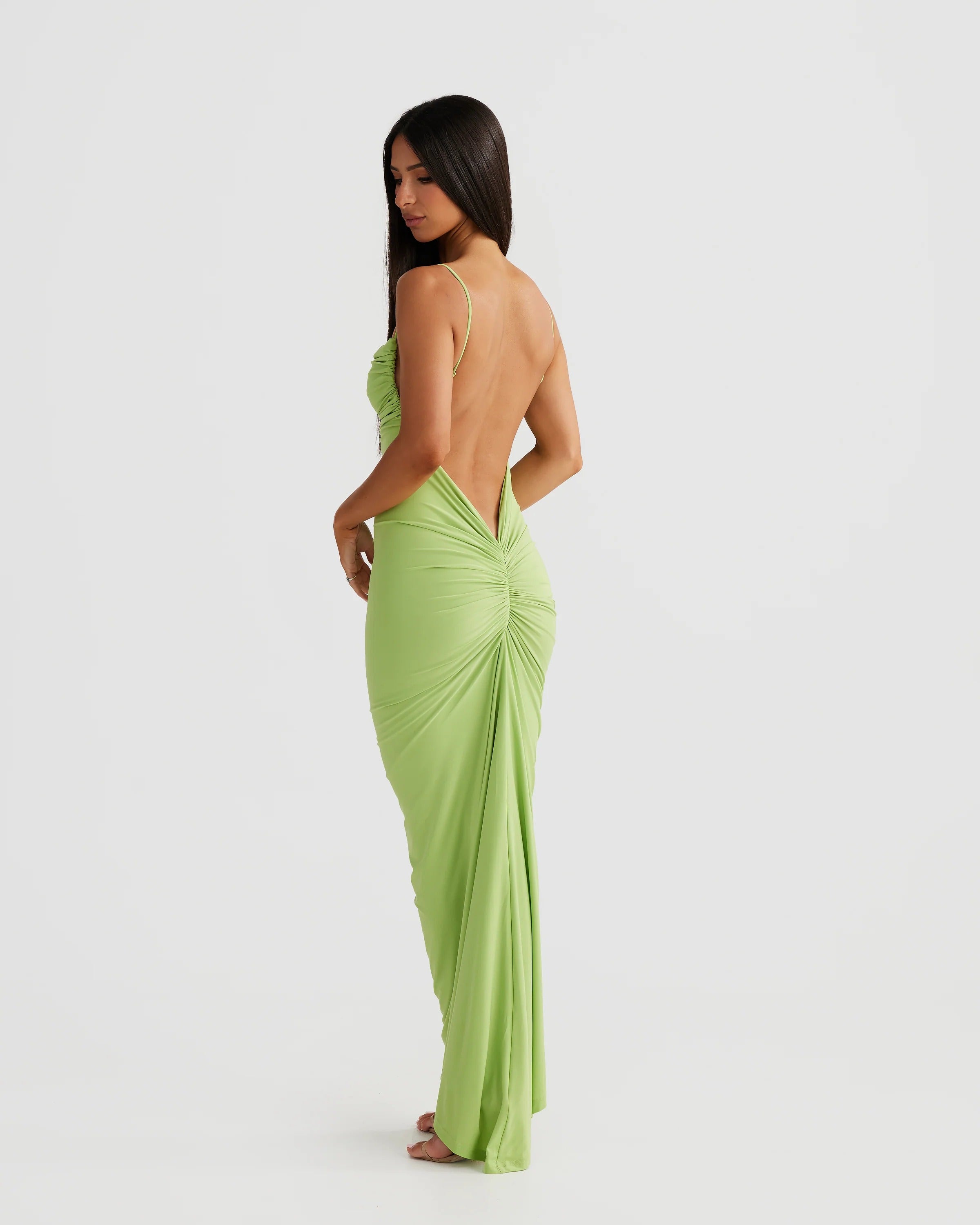 Celina Dress - Lime | JAUS