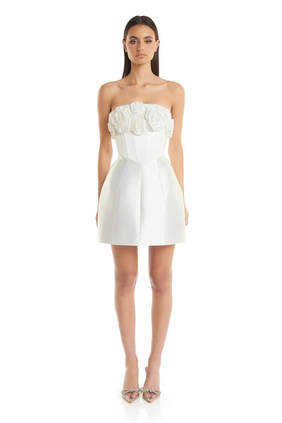 Tehanni Dress - White - SHOPJAUS - JAUS