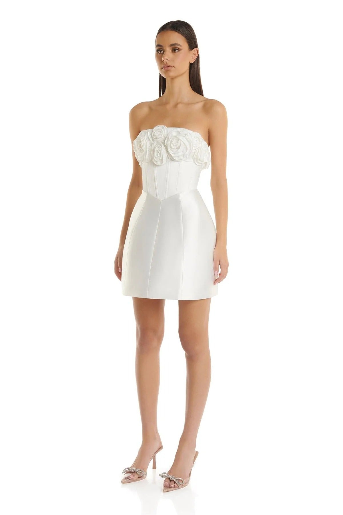 Tehanni Dress - White - SHOPJAUS - JAUS