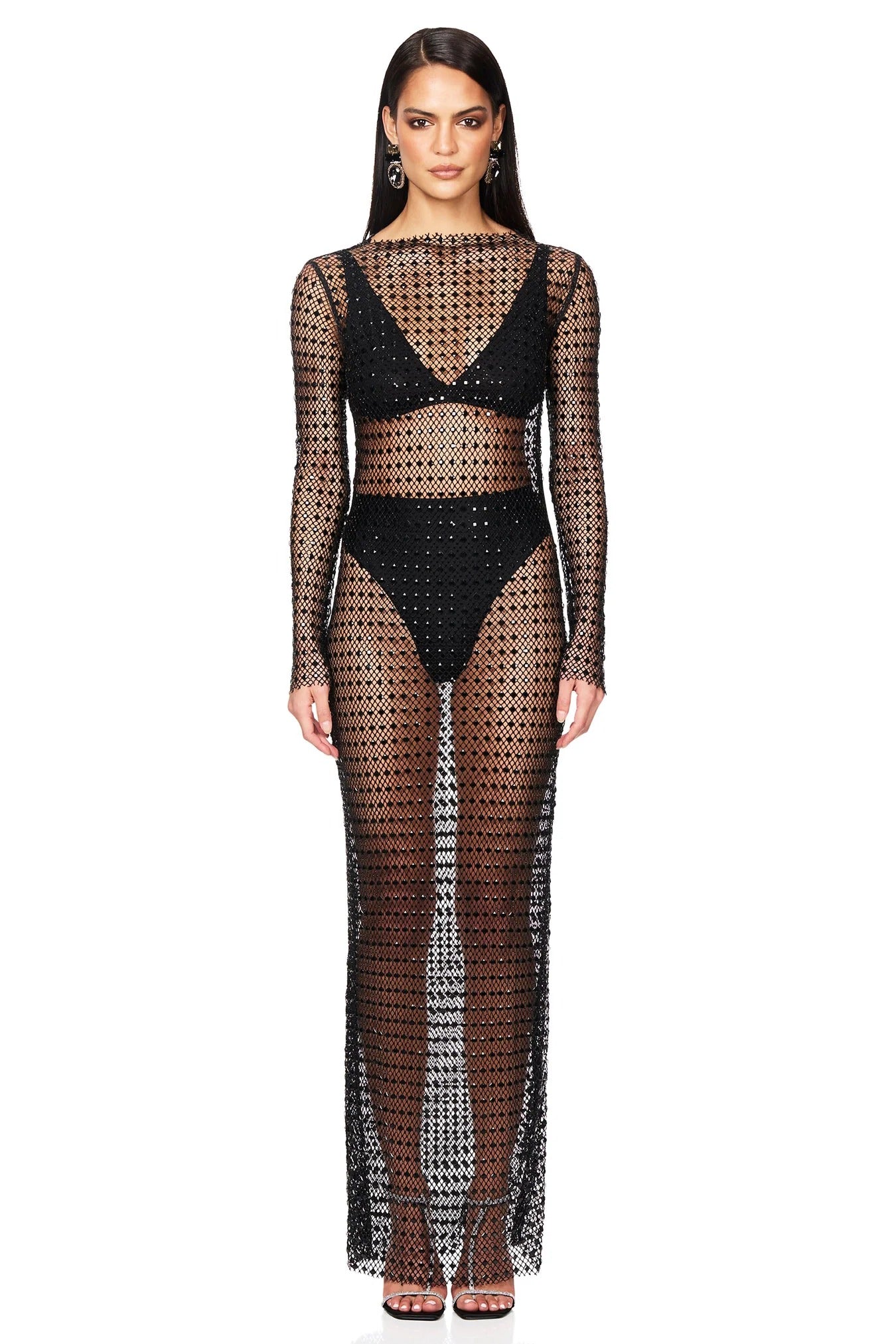 Nookie Fame Gown - Black - SHOPJAUS - JAUS