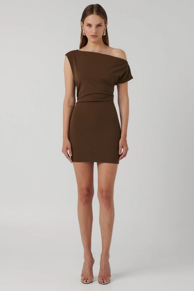 Shenise Dress - Mocha - SHOPJAUS - JAUS