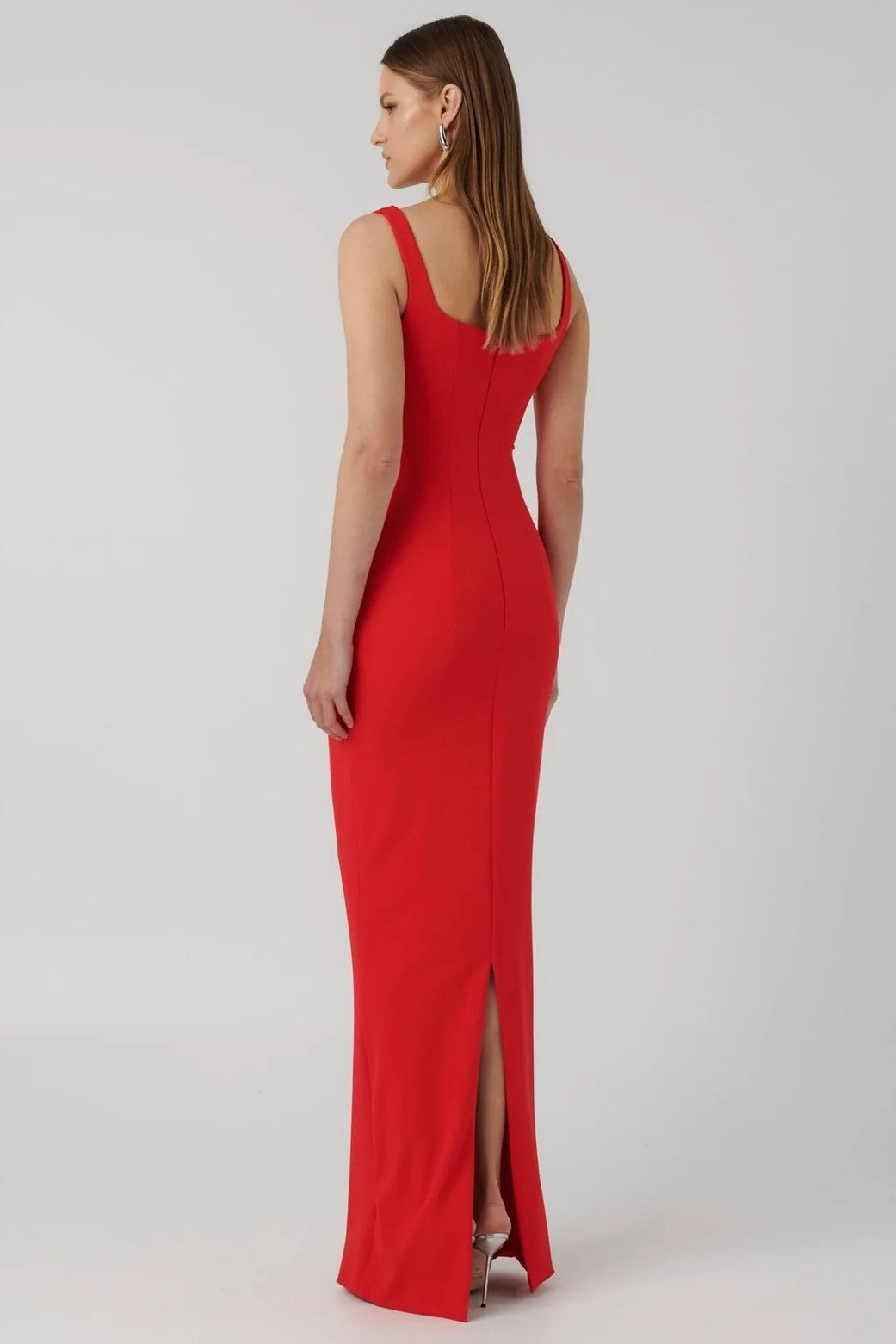 Natalya Gown - Cherry Red - SHOPJAUS - JAUS