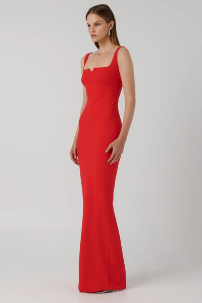 Natalya Gown - Cherry Red - SHOPJAUS - JAUS