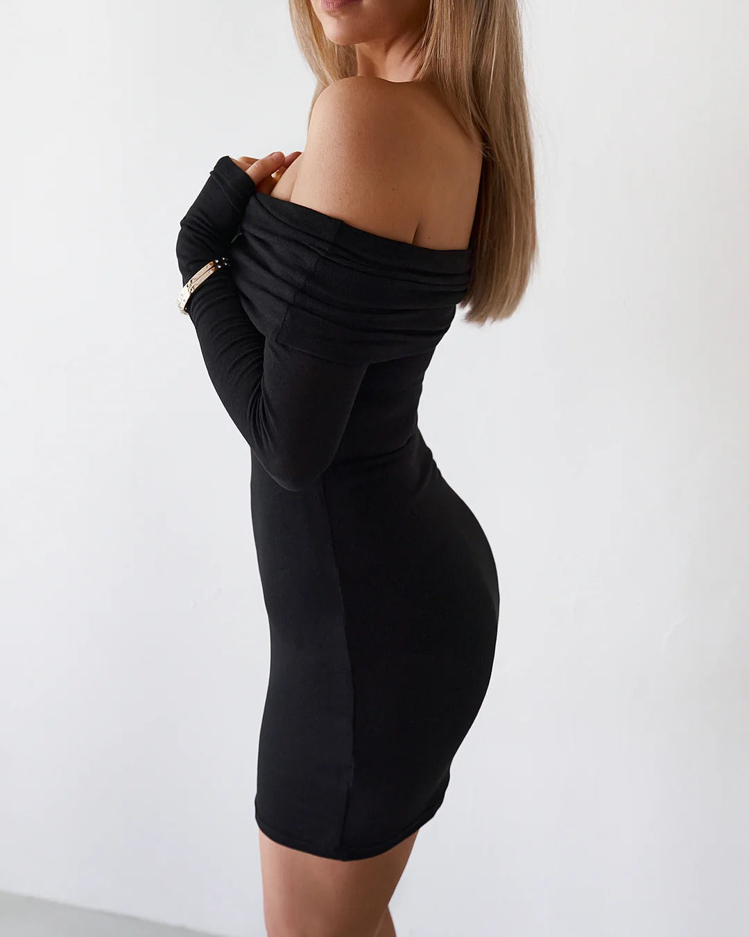 Sheer Mini Dress - Black Medium / Black Sheer Mini Dress - Black Medium / Black