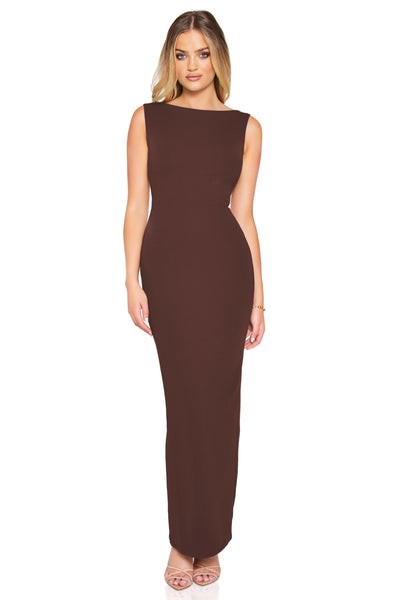 Nookie Bliss Maxi Dress - Mocha - SHOPJAUS - JAUS