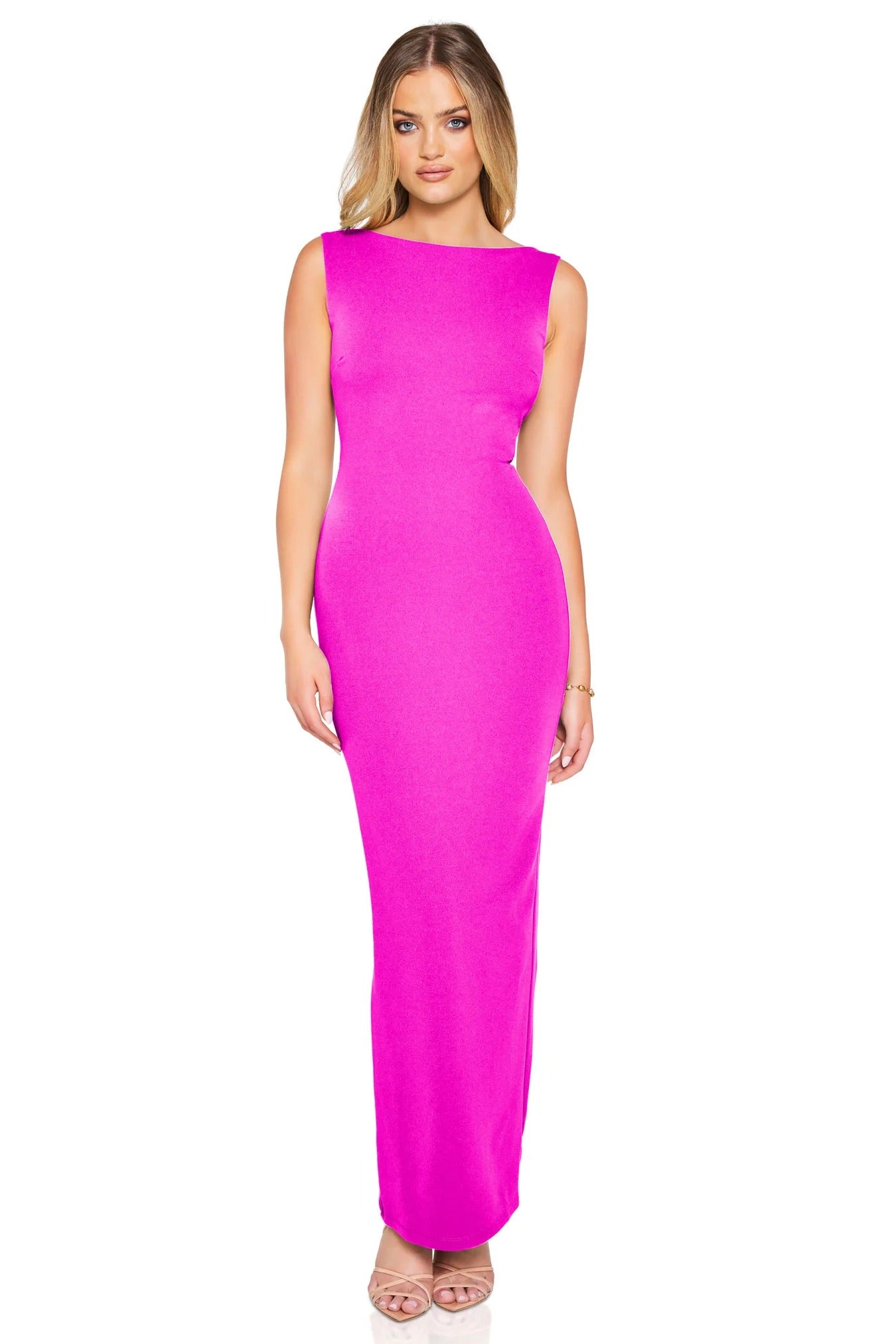 Nookie Bliss Maxi Dress - Fuchsia - SHOPJAUS - JAUS