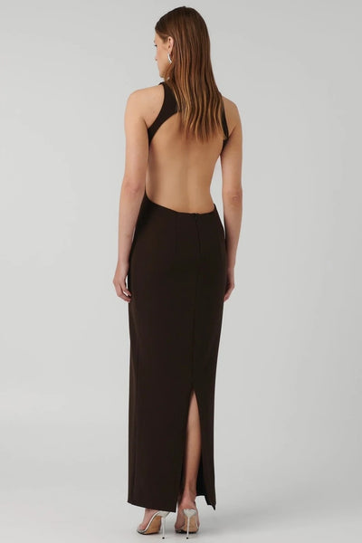 Ambre Gown - Coffee - SHOPJAUS - JAUS