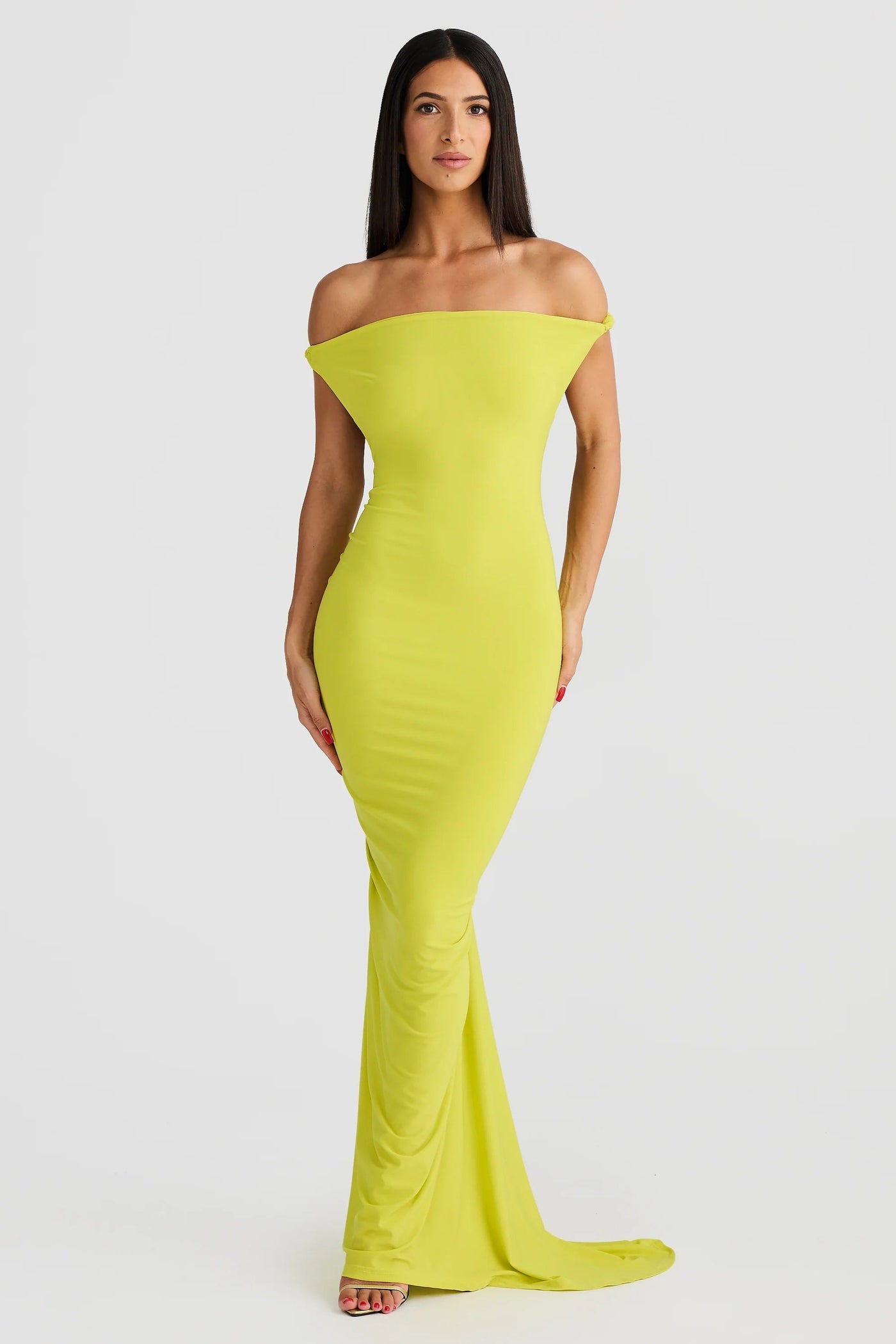 Maia Multi-Way Gown - Chartreuse - SHOPJAUS - JAUS