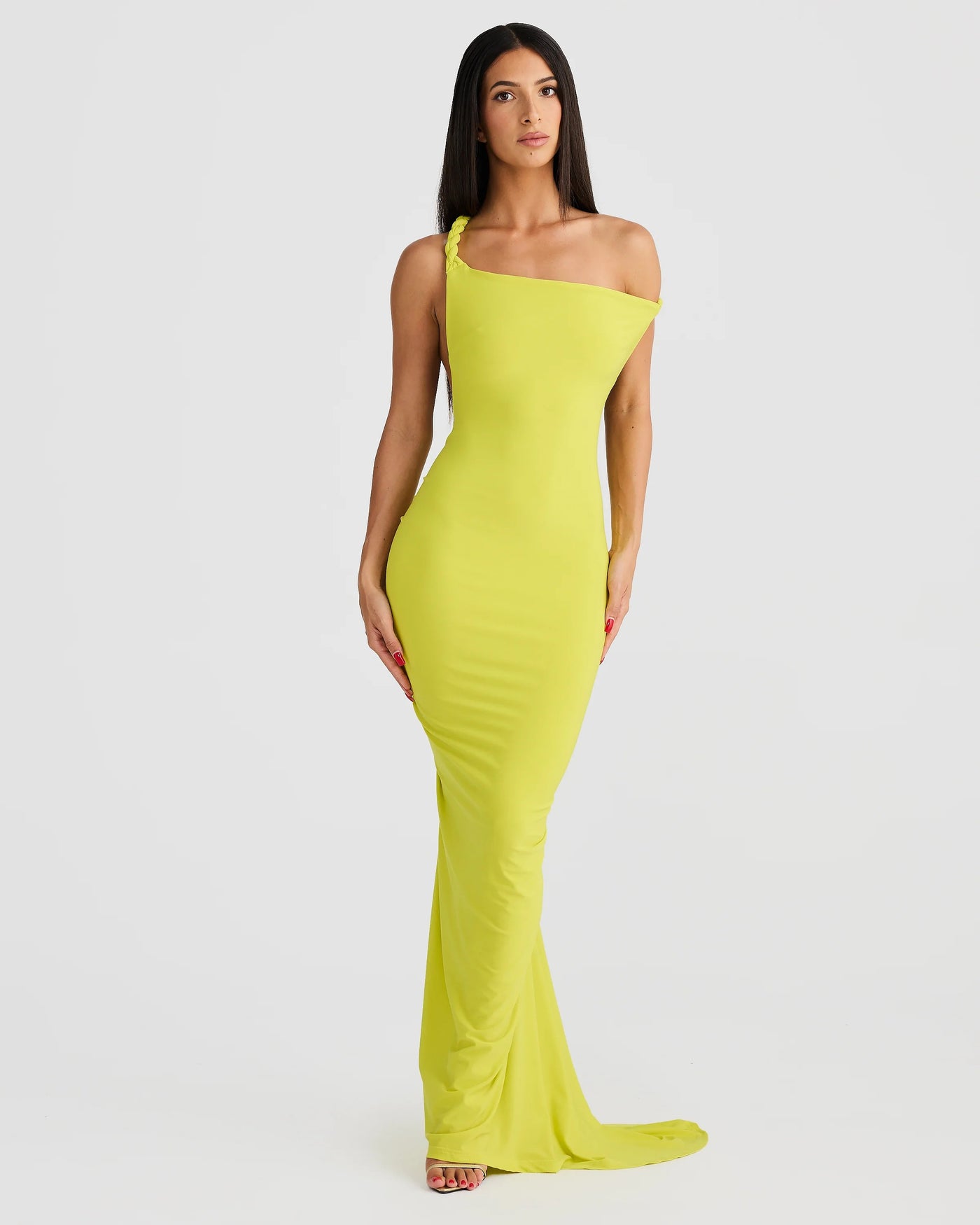 Maia Multi-Way Gown - Chartreuse - SHOPJAUS - JAUS