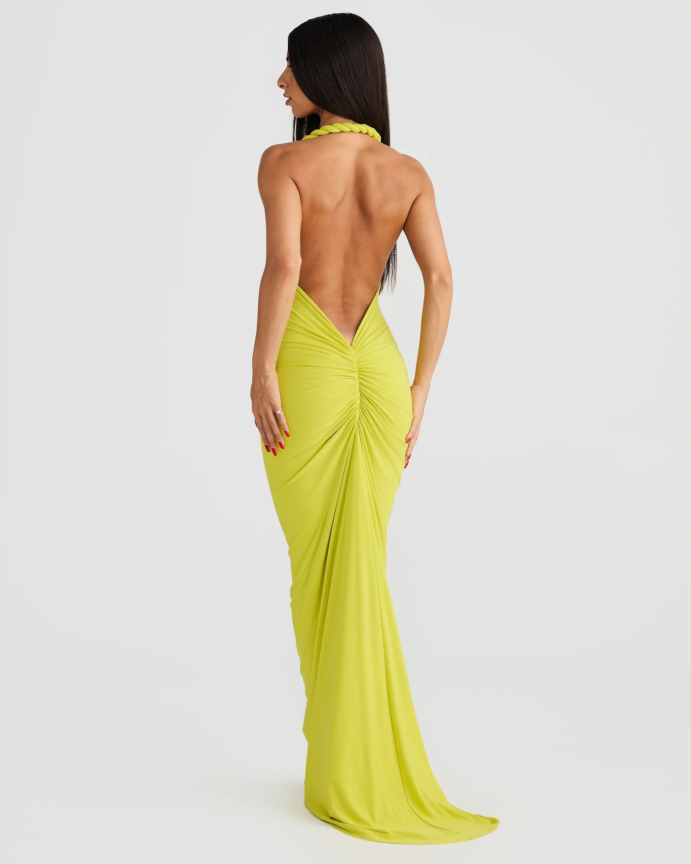 Maia Multi-Way Gown - Chartreuse - SHOPJAUS - JAUS