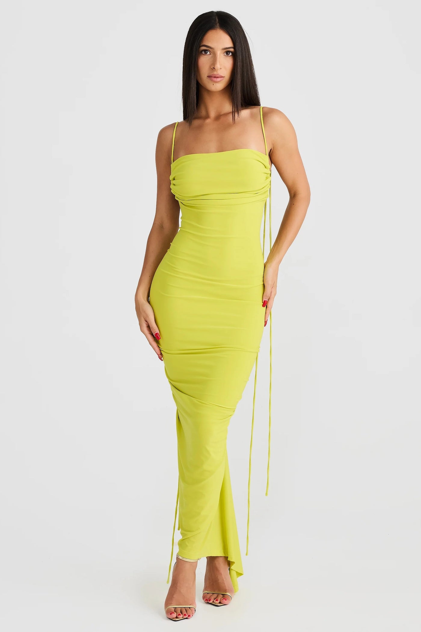 Olivia Dress - Chartreuse - SHOPJAUS - JAUS