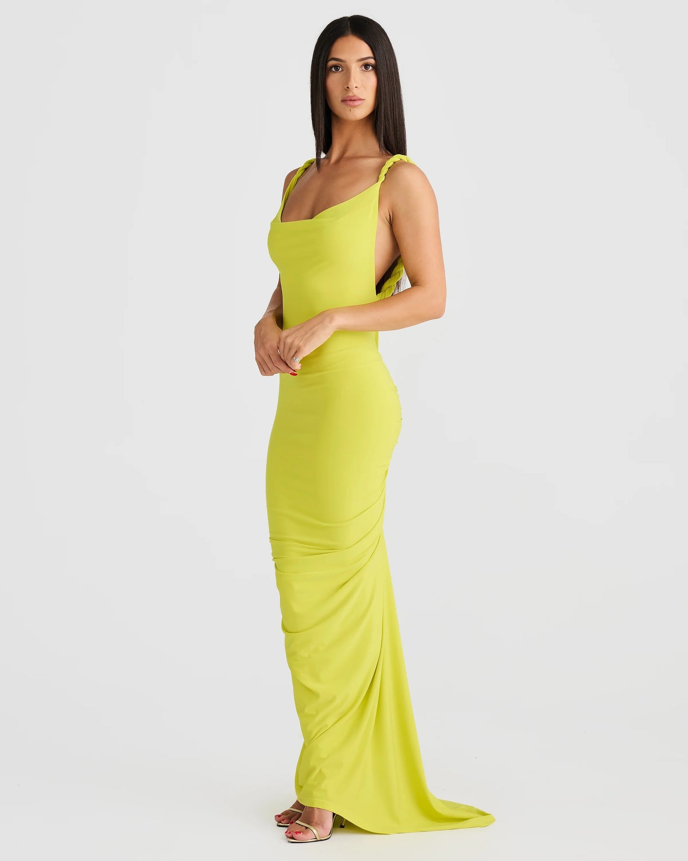 Yelena Gown - Chartreuse - SHOPJAUS - JAUS