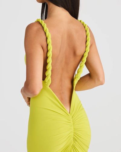 Yelena Gown - Chartreuse - SHOPJAUS - JAUS