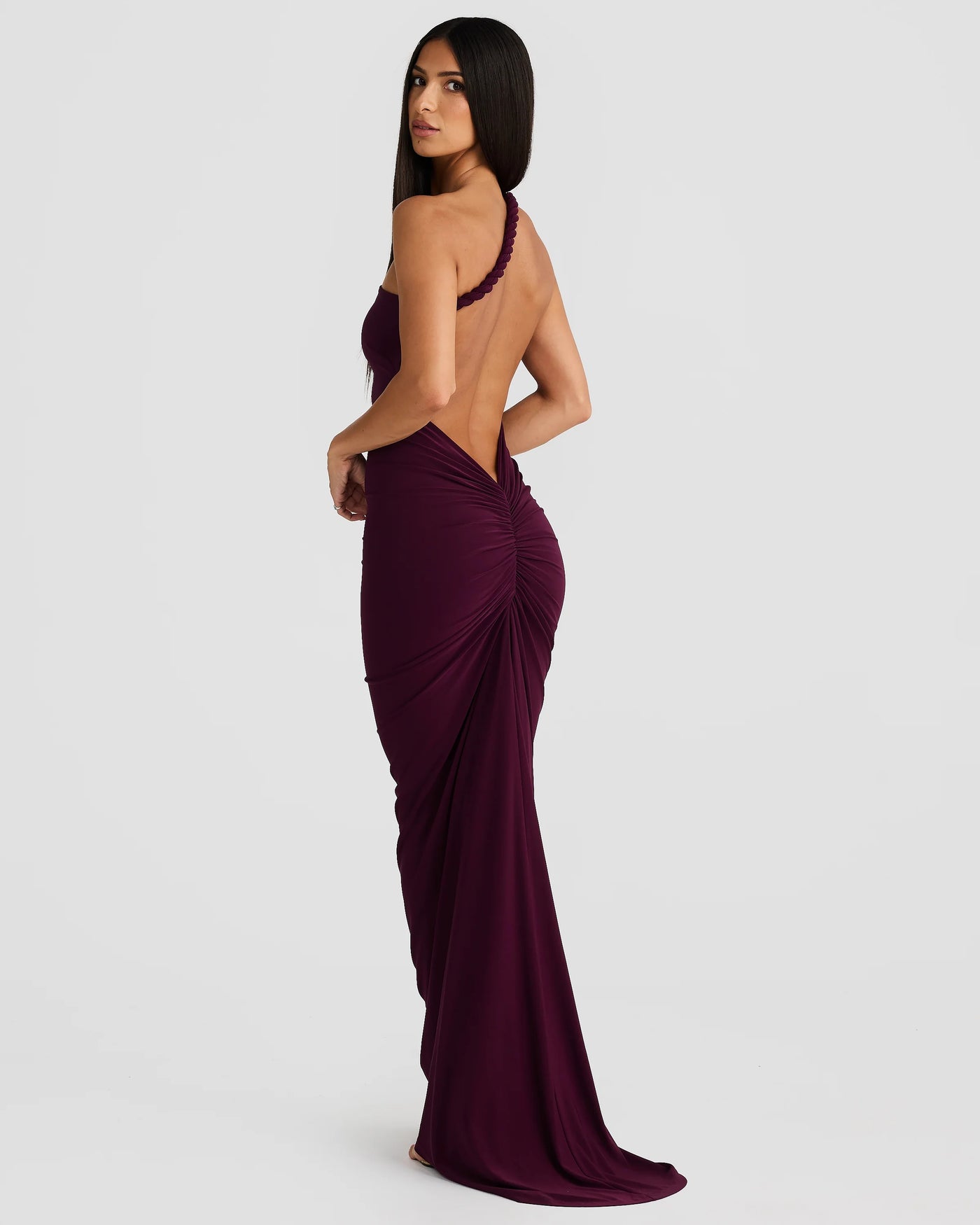 Maia Multi-Way Gown - Mulberry - SHOPJAUS - JAUS