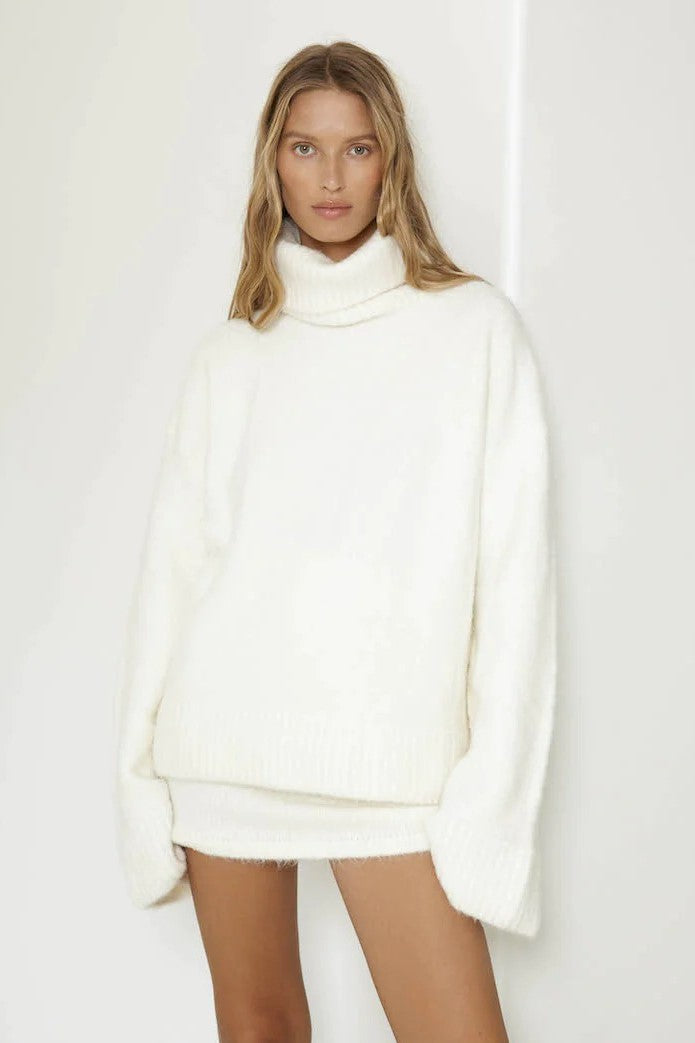 Winnie Jumper - White - SHOPJAUS - JAUS