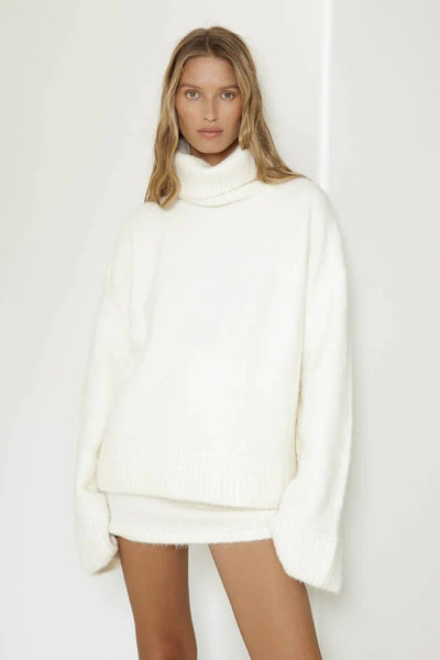 Winnie Jumper - White - SHOPJAUS - JAUS