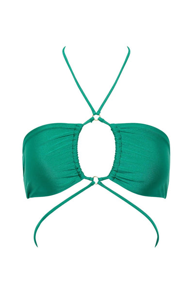 Nookie Pool Party Bandeau Bra - Emerald - SHOPJAUS - JAUS