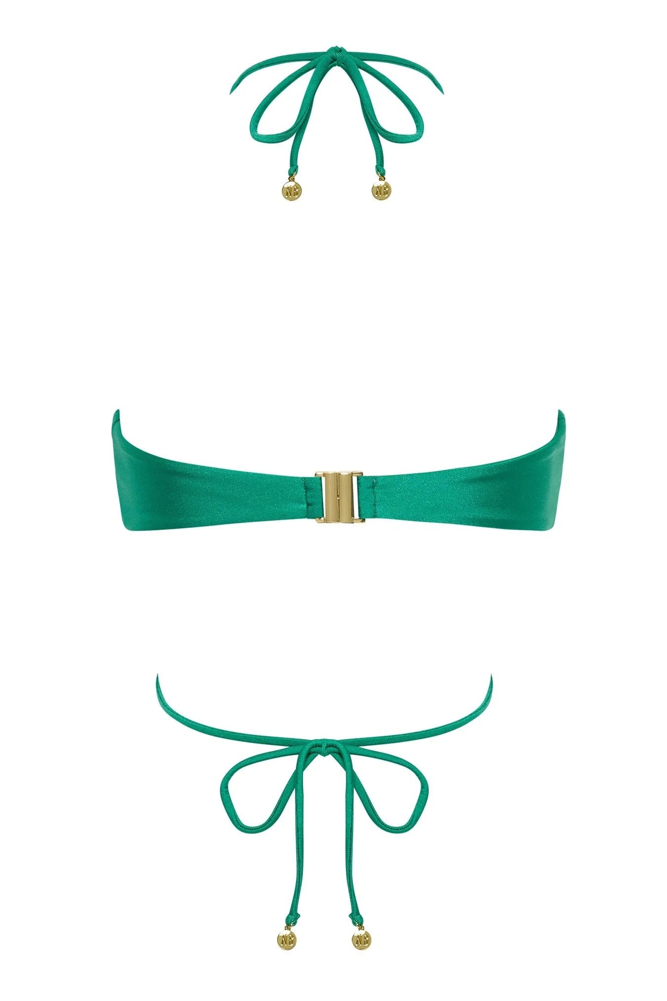 Nookie Pool Party Bandeau Bra - Emerald - SHOPJAUS - JAUS