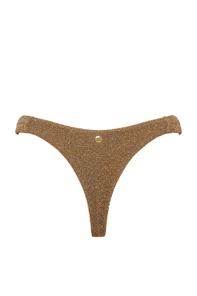 Nookie Dynasty Scrunchie Thong - Gold - SHOPJAUS - JAUS