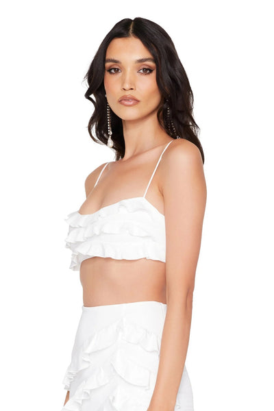 Nookie Kennedy Crop - White - SHOPJAUS - JAUS