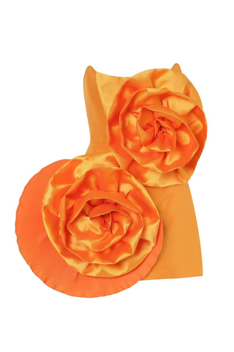 Hayman Dress - Orange - SHOPJAUS - JAUS