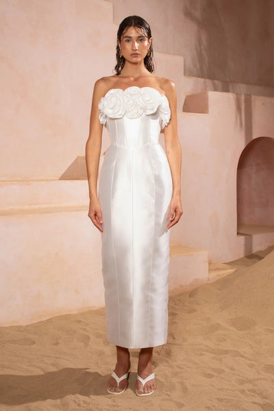 Cyprus Dress - White - SHOPJAUS - JAUS