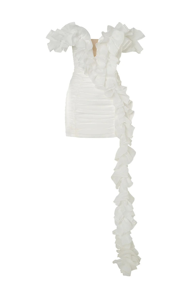 Casablanca Dress - White - SHOPJAUS - JAUS