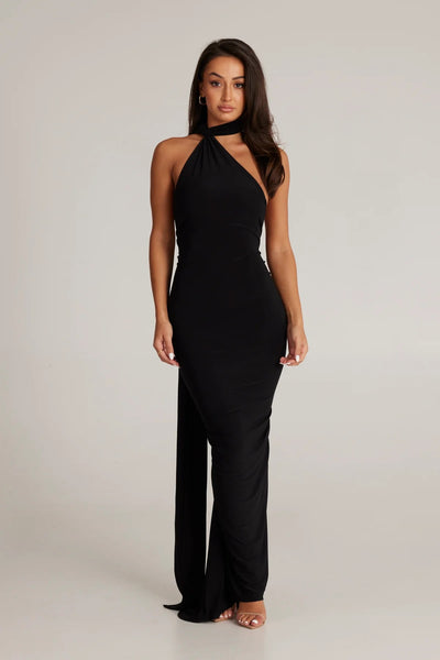 Constantina Gown - Black - SHOPJAUS - JAUS