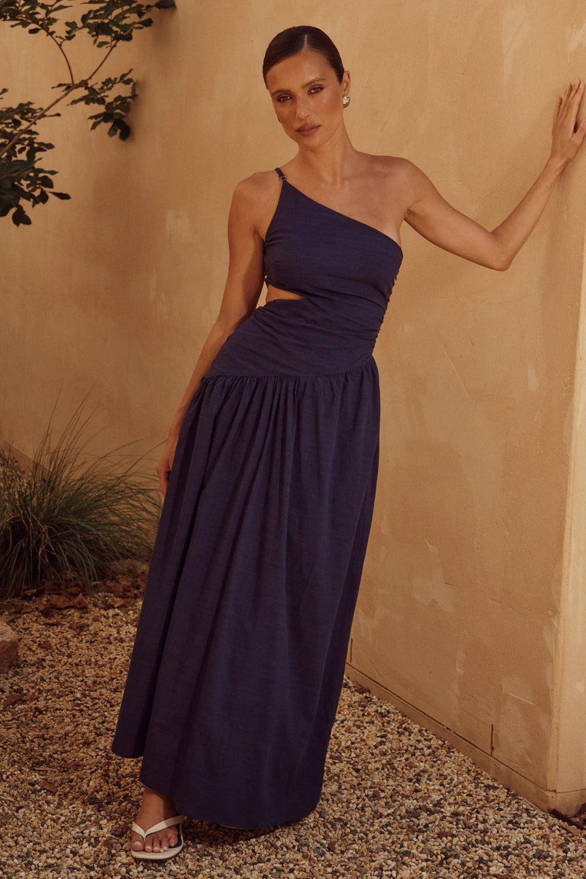 Incanta Maxi Dress - Navy - SHOPJAUS - JAUS