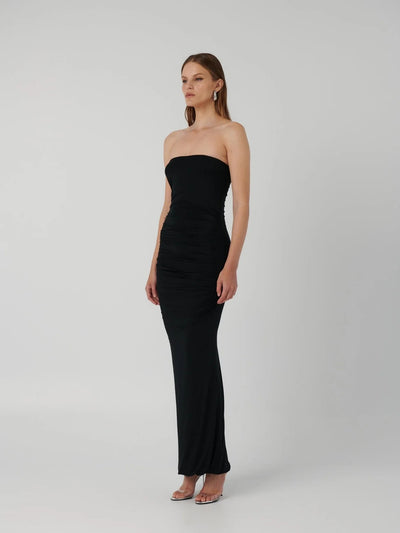 Avevia Maxi Dress - Black - SHOPJAUS - JAUS