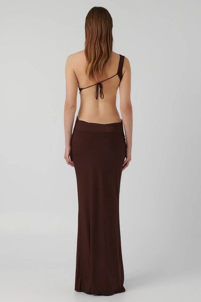 Hawlya Gown - Cocoa - SHOPJAUS - JAUS