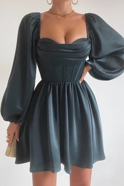 Bella Dress - Green - SHOPJAUS - JAUS