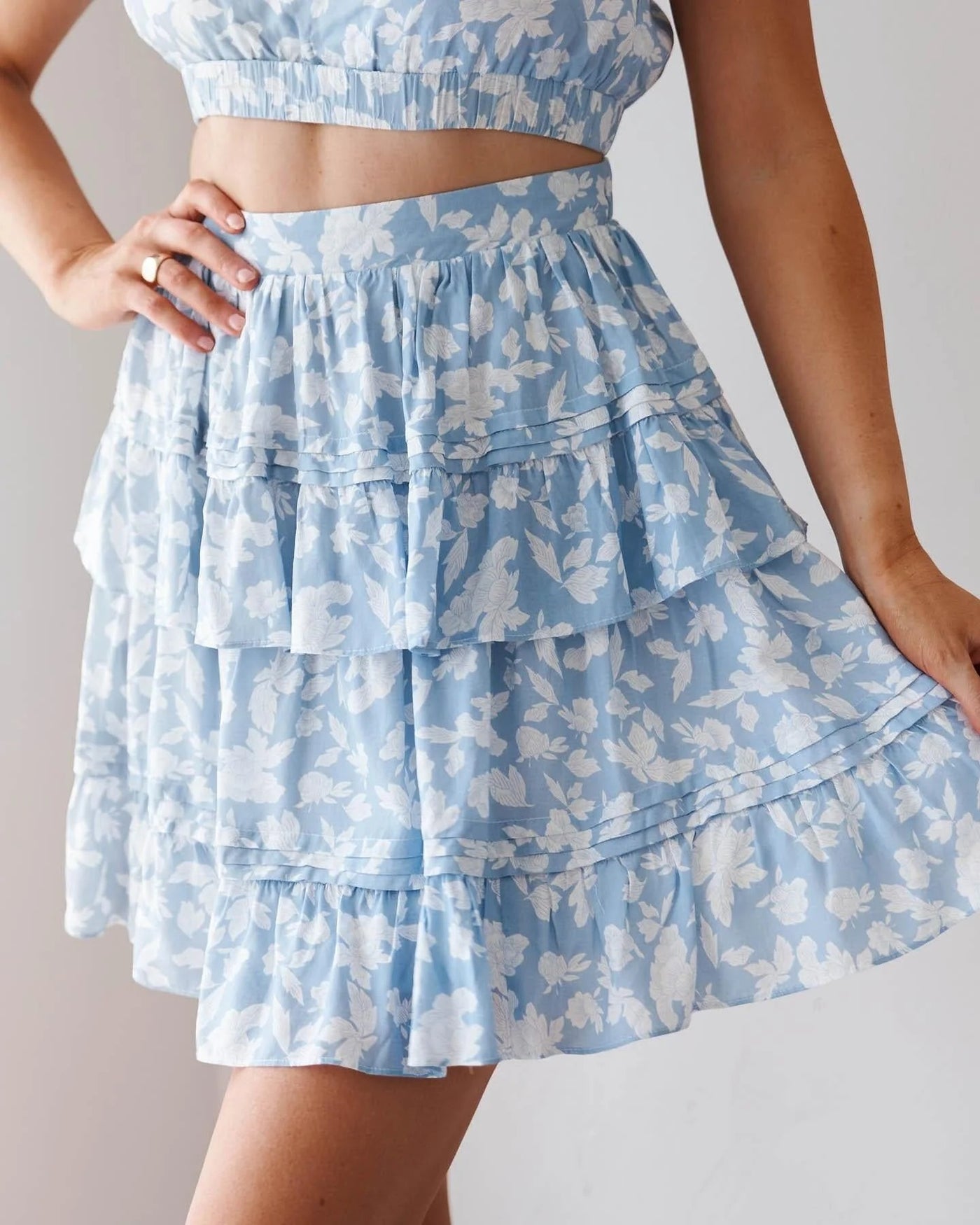 Rocio Set - Blue Floral - SHOPJAUS - JAUS