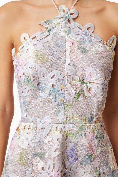 Jacinta Mini Dress - Taupe Multi - SHOPJAUS - JAUS
