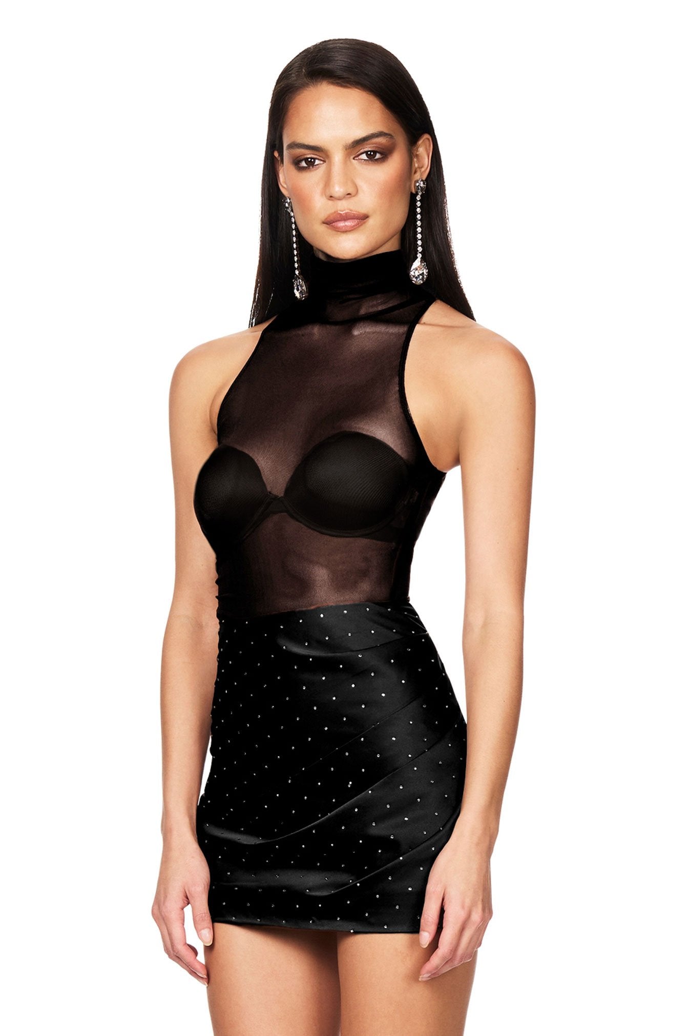 Nookie Eclipse Bodysuit - Black - SHOPJAUS - JAUS