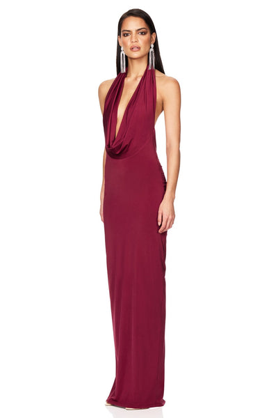 Nookie Element Gown - Magenta - SHOPJAUS - JAUS