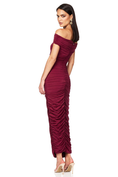 Nookie Element Midi Dress - Magenta - SHOPJAUS - JAUS
