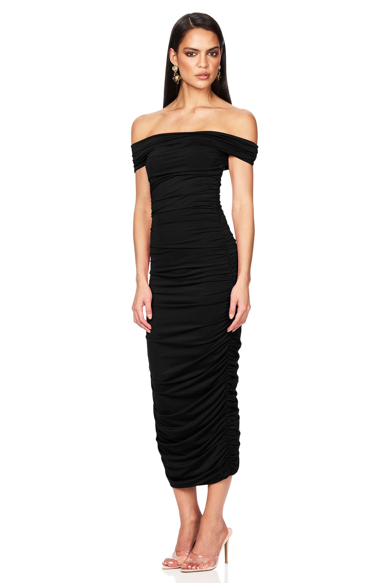 nookie black midi dress Boulevard Midi