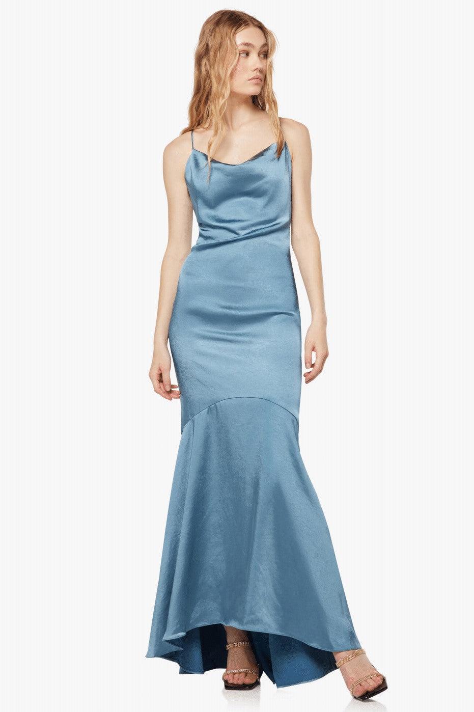 Elliatt Aisle Dress - Cadet Blue - JAUS