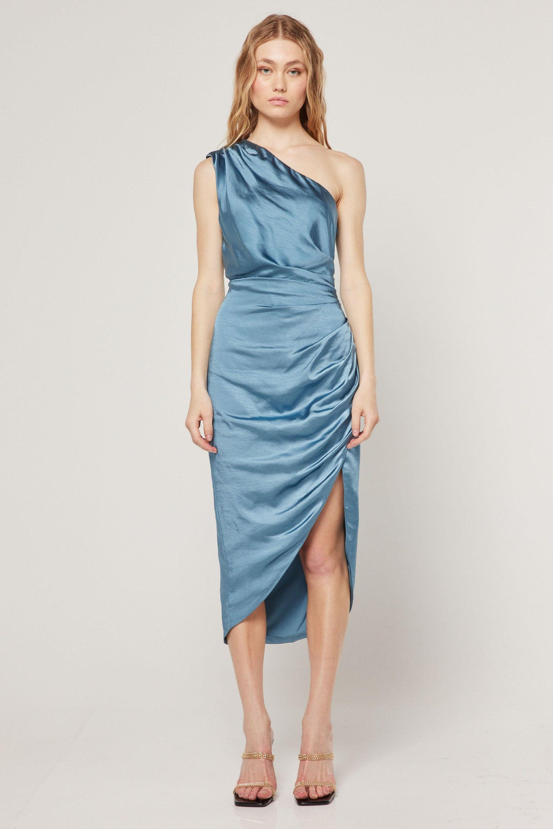 elliatt cassini dress blue Elliat - ensuring comfort while maintaining PREFALL 2026 'Naima' Navy Hand Beaded Skirt Length:Skirt 115 cm