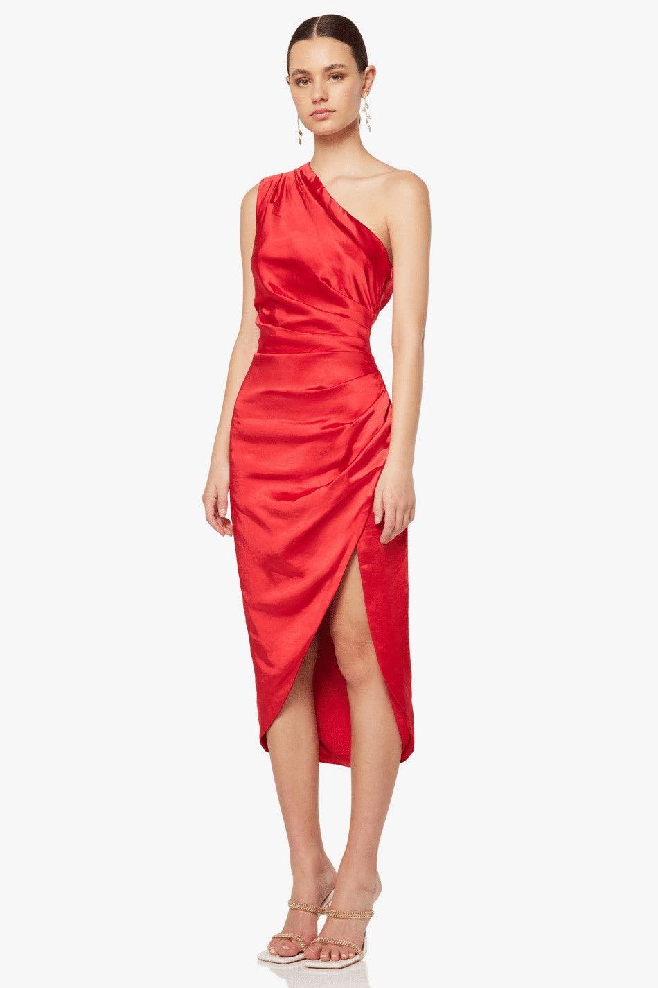 Elliatt Cassini Dress - Red - JAUS